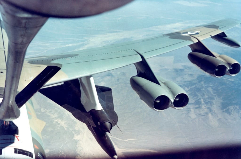 B-52 Stratofortress carrying D-21 drone