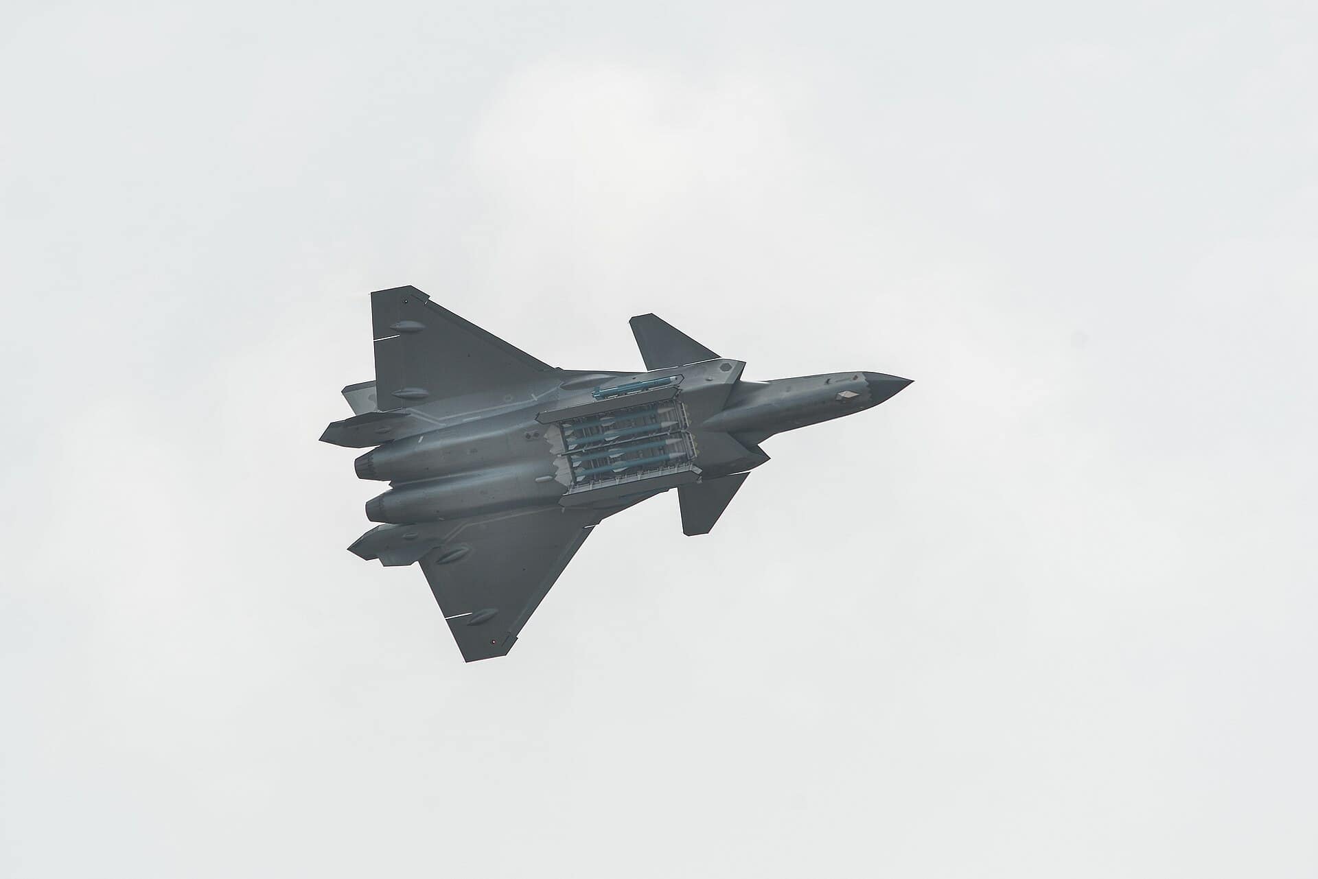 A Chengdu J-20 stealth fighter