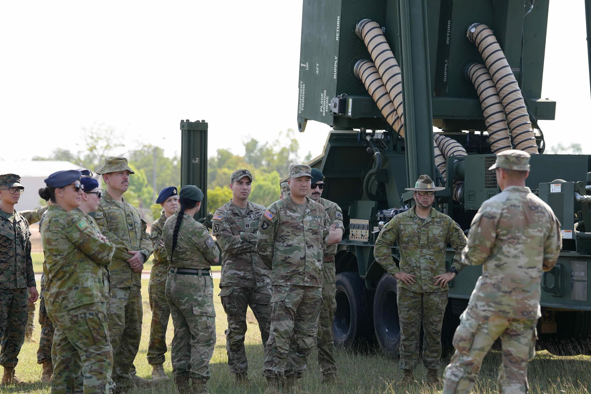 A U.S. Army Long-Range Hypersonic Weapon (Dark Eagle) system
