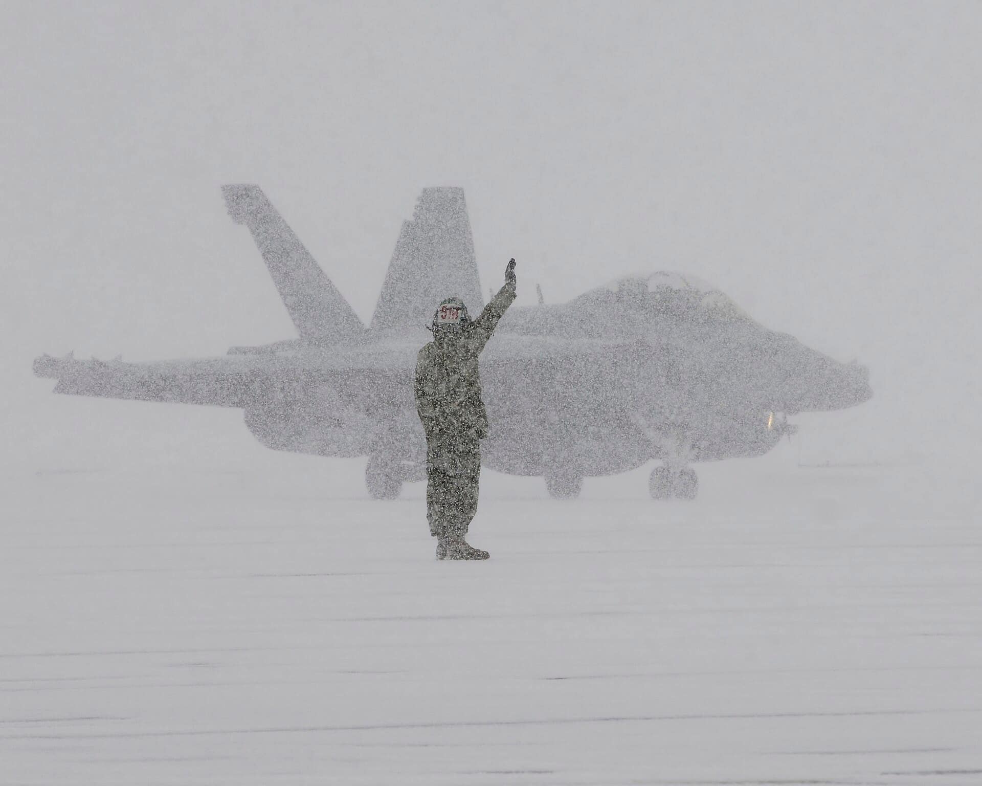 An EA-18G Growler electronic warfare aircraft