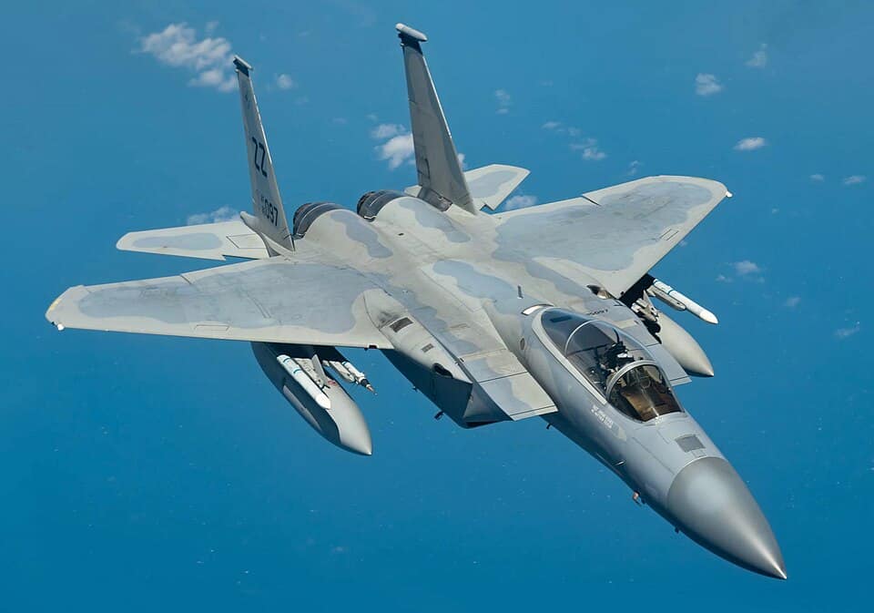 F-15 Eagle fighter jet the type that provided escort cover during Operation Opera