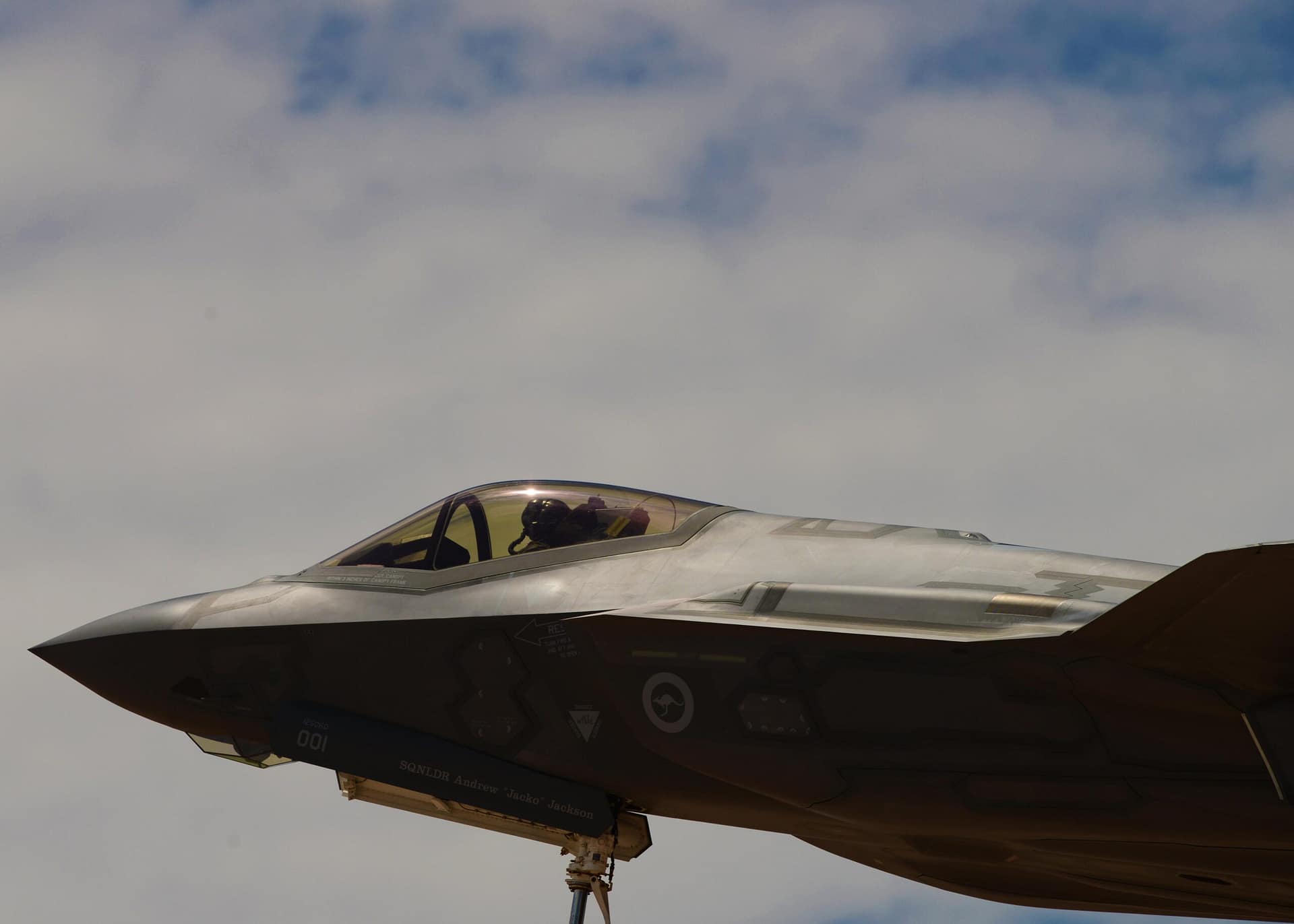 A Royal Australian Air Force F-35A Lightning II
