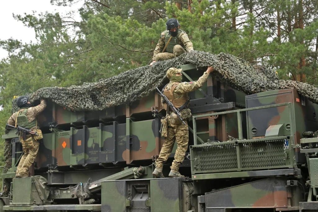 Ukrainian Patriot launcher