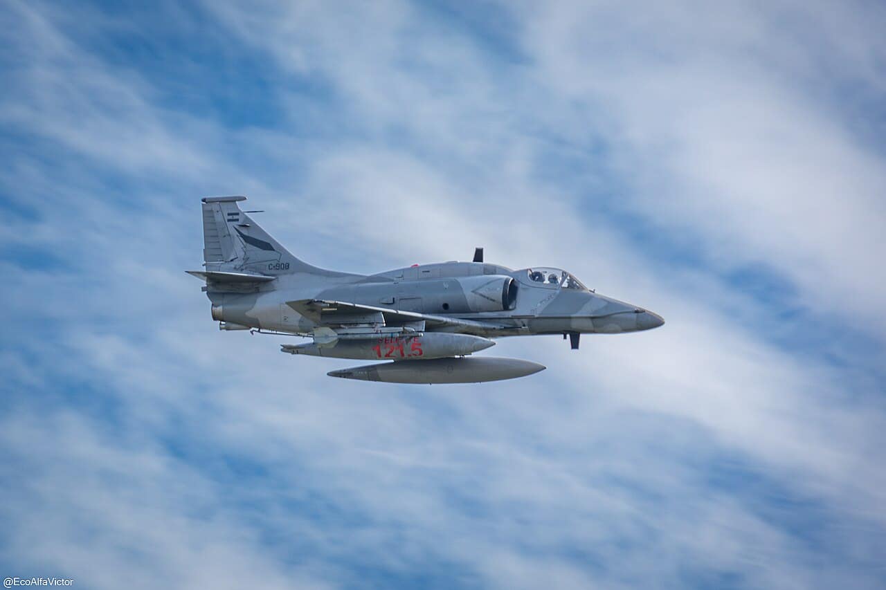 An Argentine A-4 Skyhawk