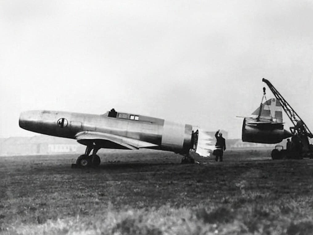 Campini Caproni ground test