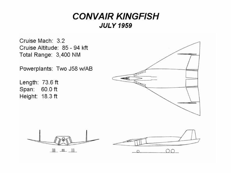 Convair Kingfish, July 1959