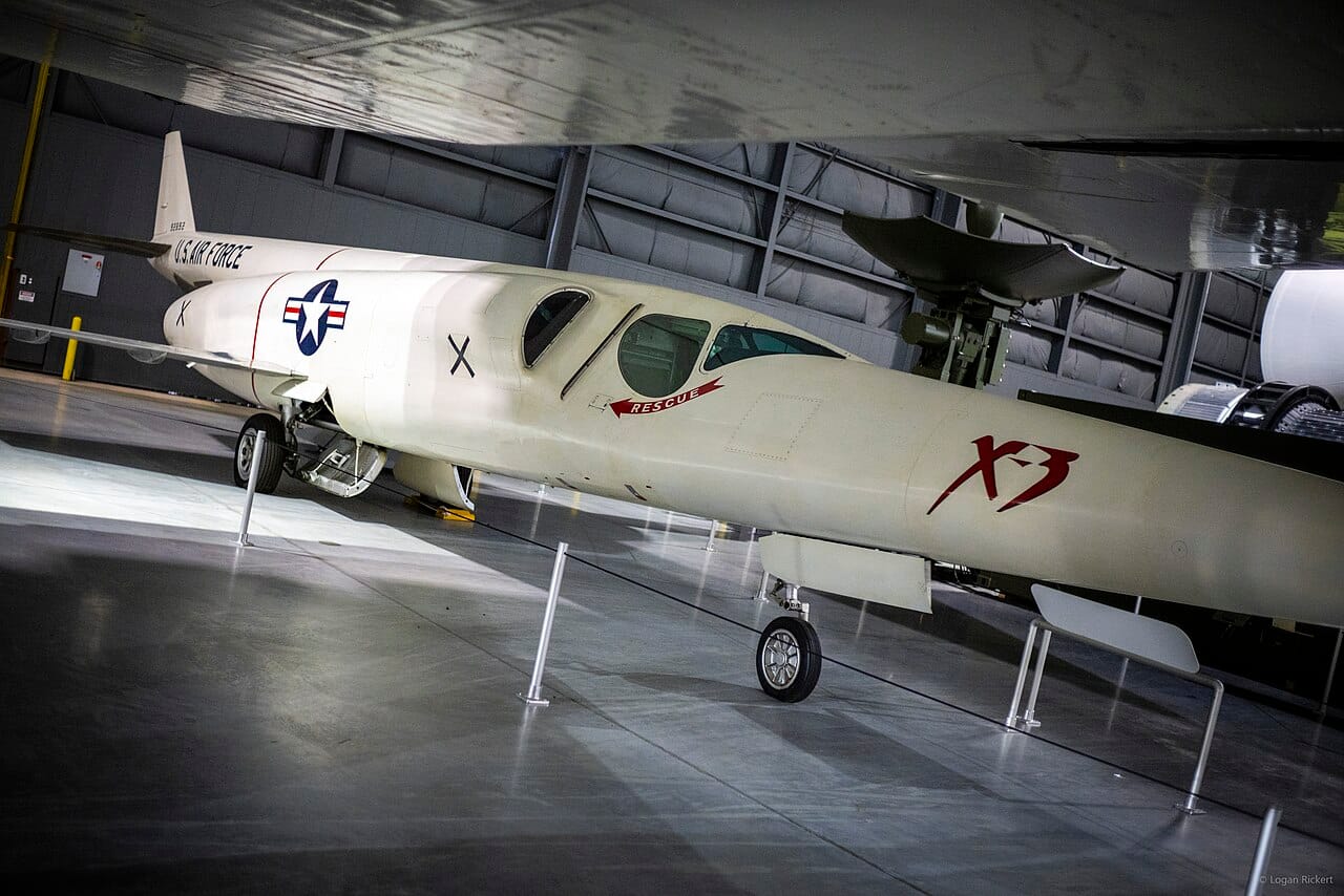 Douglas X-3 Stiletto on the lakebed