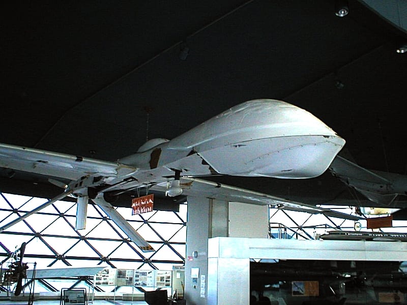 A General Atomics MQ-1 Predator, the Reaper’s direct ancestor