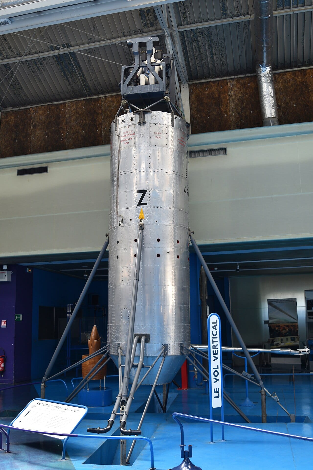 SNECMA Atar Volant flying test rig