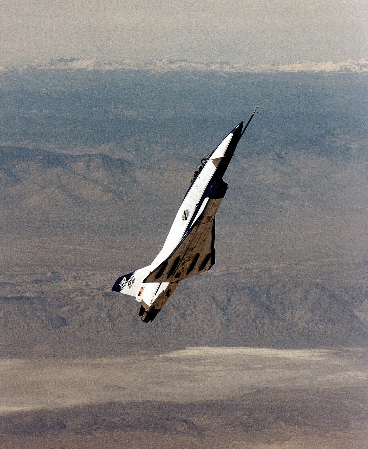 The X-31 at high angle of attack