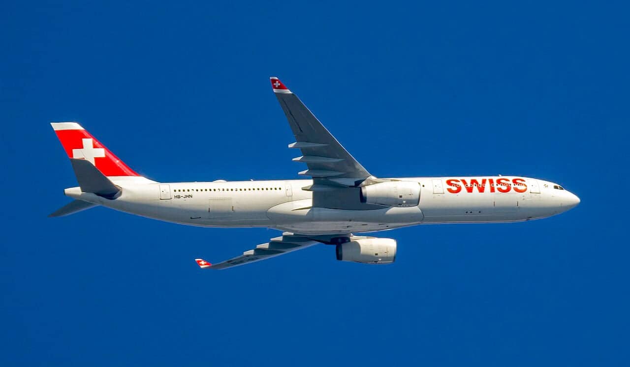 SWISS Airbus A330-300 HB-JHN, the aircraft operating flight LX52