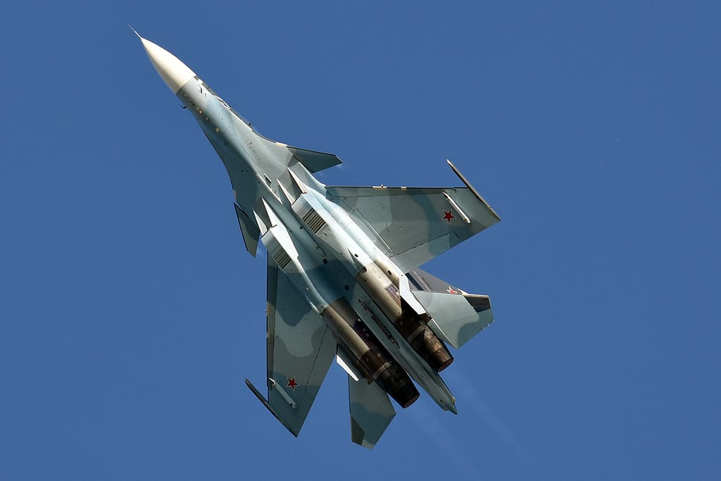 Russian Navy Sukhoi Su-30SM multirole fighter