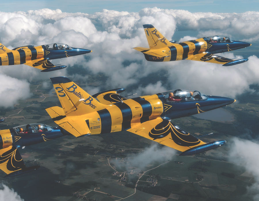 l-39-riga-baltic-bees-mo-21 Hawker Hunter - Jagdflugzeug und Jagdbomber