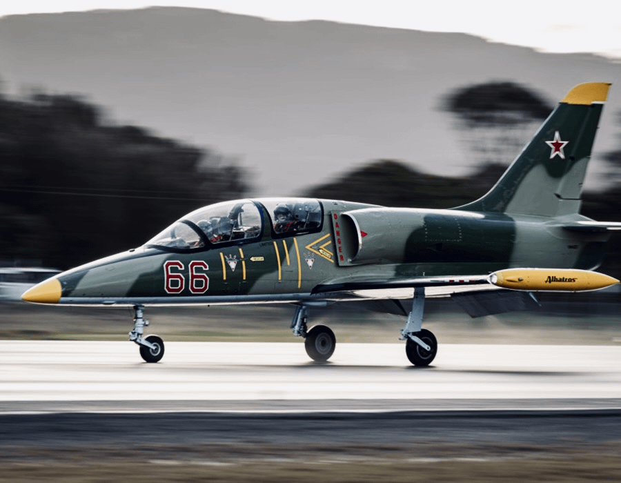 l_39_1 L-39 Albatros fliegen