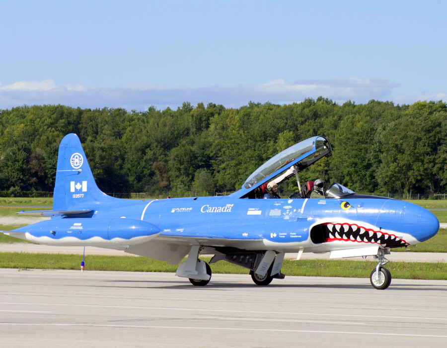 T-33 Trainingsjet aus Kanada