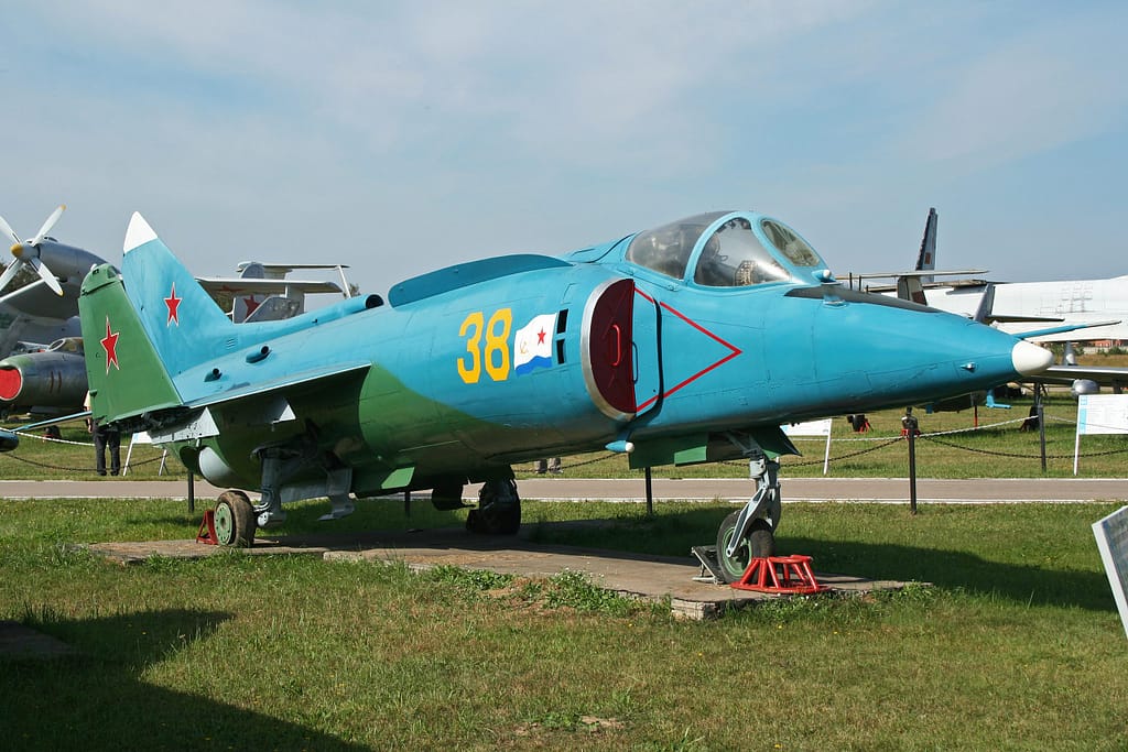 Yakovlev Yak-38M in a museum
