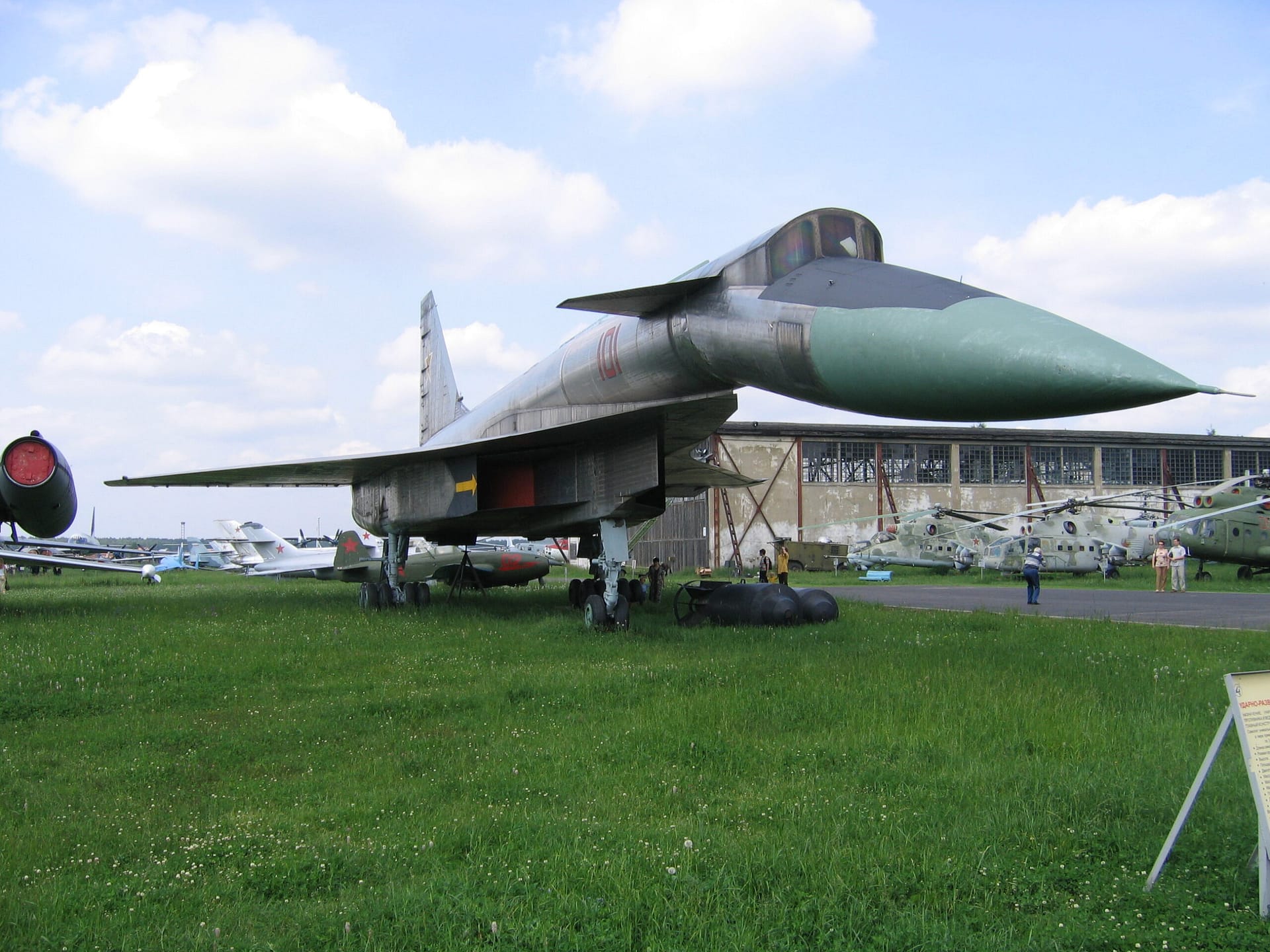 Sukhoi T-4 Sotka preserved at the Central Air Force Museum at Monino