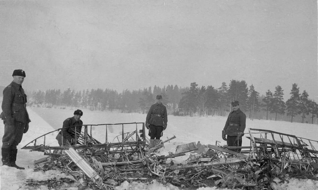 Finnish Gloster Gladiator GL-269 brought down in the Winter War