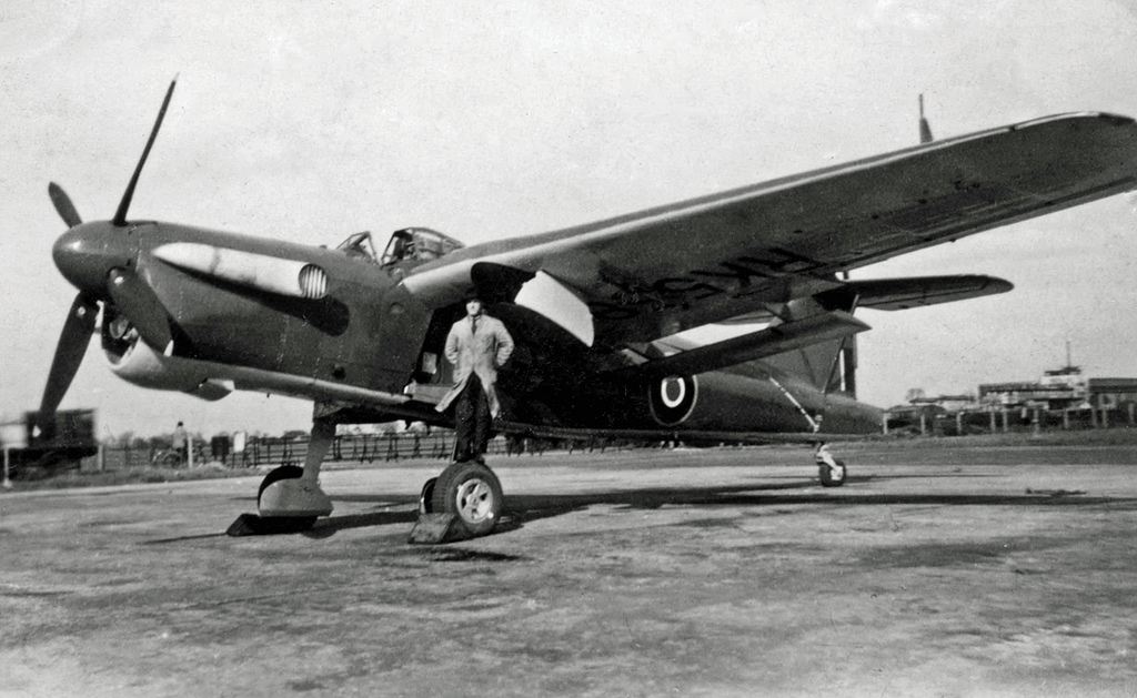 The post-war Fairey Barracuda TF.V RK558 at Ringway in 1946