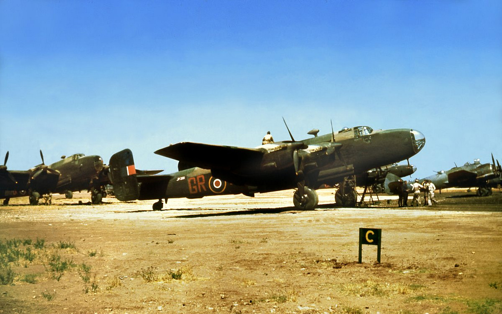 Halifax bombers on dispersal
