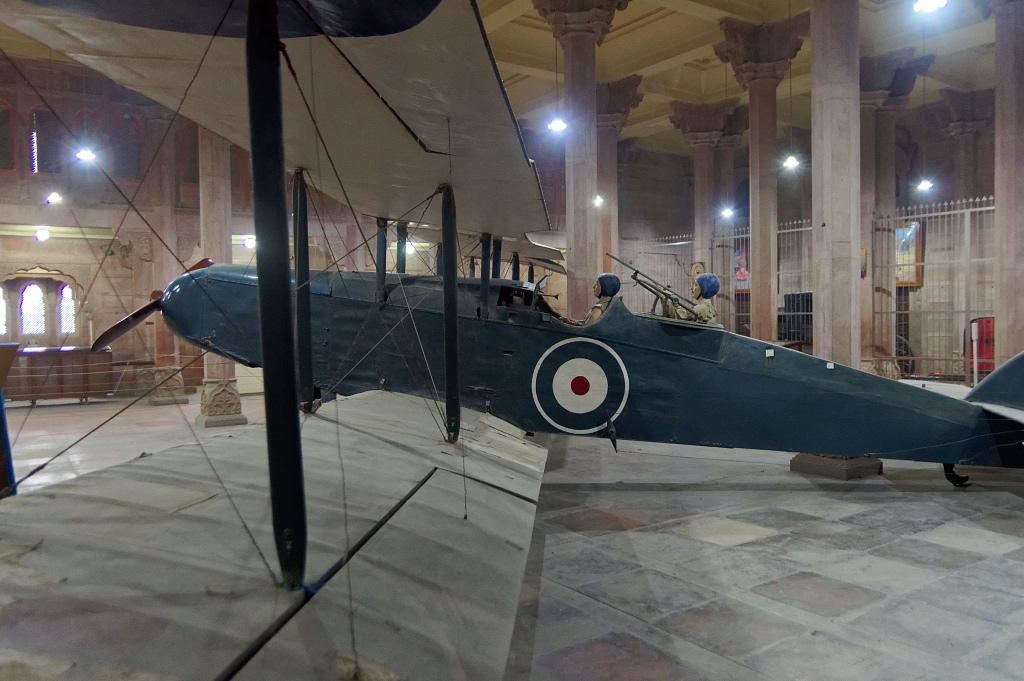 An Airco DH.9 preserved at Junagarh Fort, Bikaner, India — the country from which several