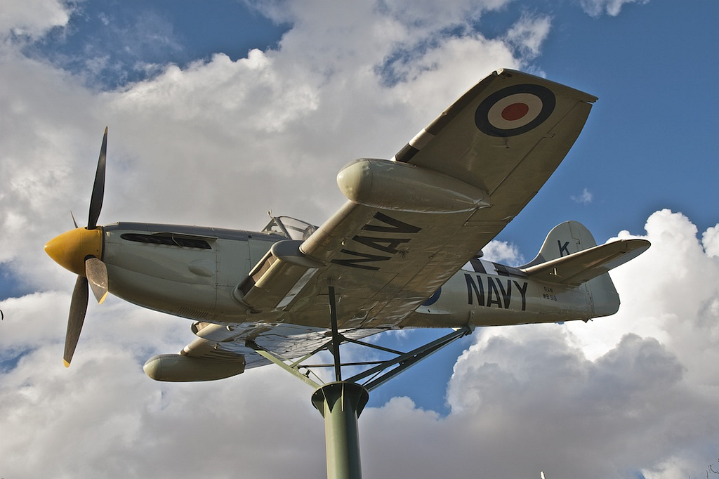 Preserved Fairey Firefly on display in Australia