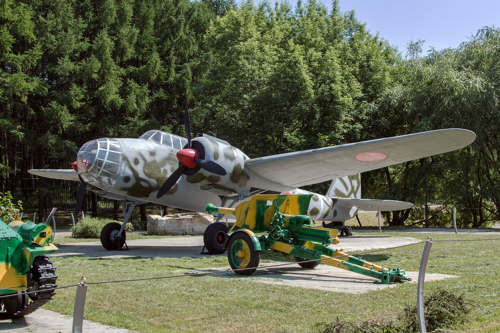 A preserved Ki-48 airframe; complete survivors of the ~1,977 built are extremely rare.