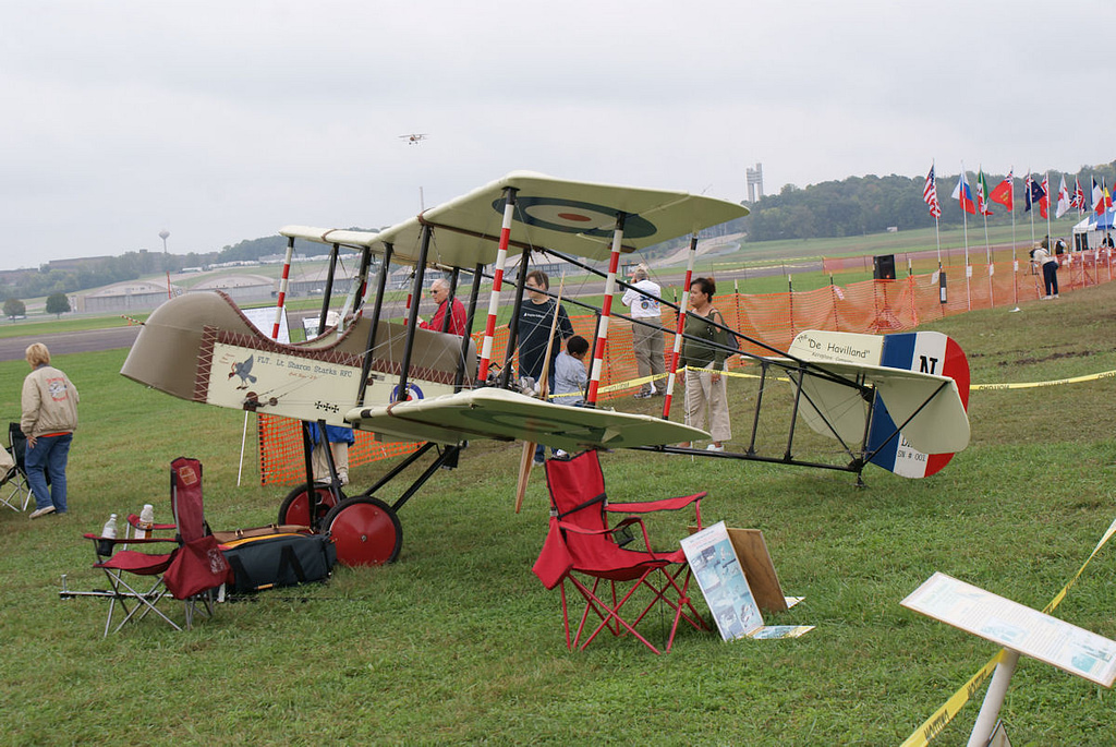 Airco DH.2 flying replica at the National Museum of the United States Air Force