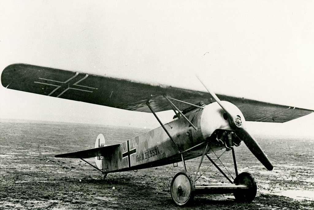 A Fokker D.VIII in the Netherlands, 1918 — Anthony Fokker’s post-war home operated a handf