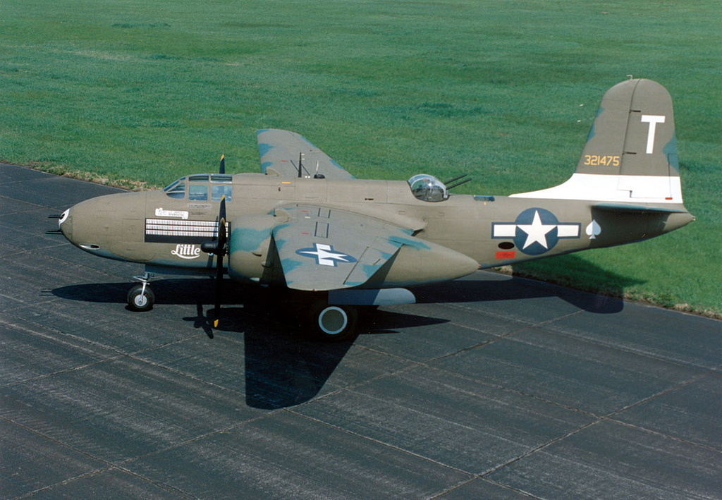 Preserved Douglas A-20G Havoc displayed in USAF markings