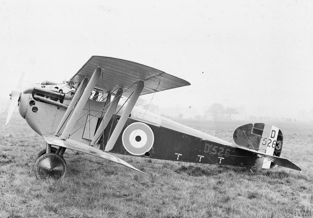 A Sopwith 5F.1 Dolphin single-seat fighter during the First World War