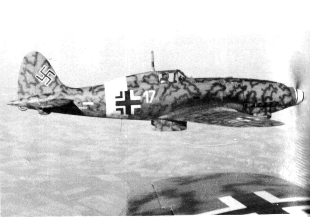 Macchi C.205 Veltro in German Luftwaffe markings
