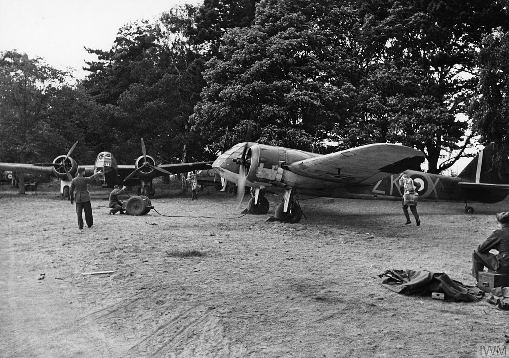 Bristol Blenheim long-range fighter of RAF Fighter Command at Martlesham Heath