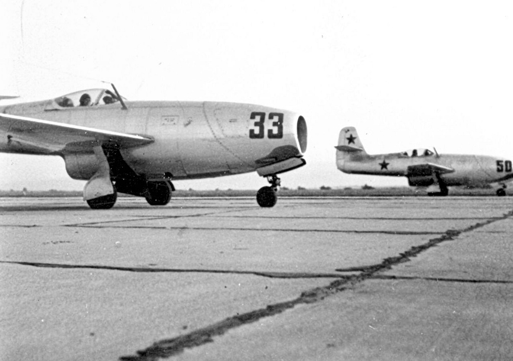 Yakovlev Yak-23 at Ianca, Romania. Photo: unknown author, public domain.