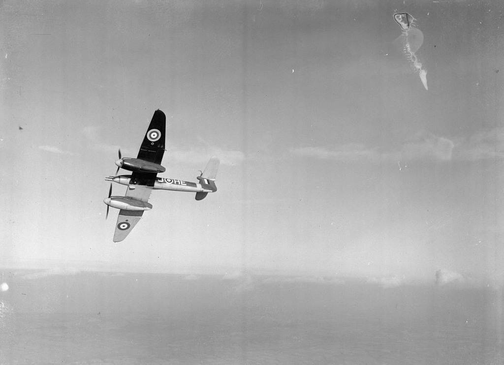 Westland Whirlwind of RAF Fighter Command showing nose cannon and twin engines