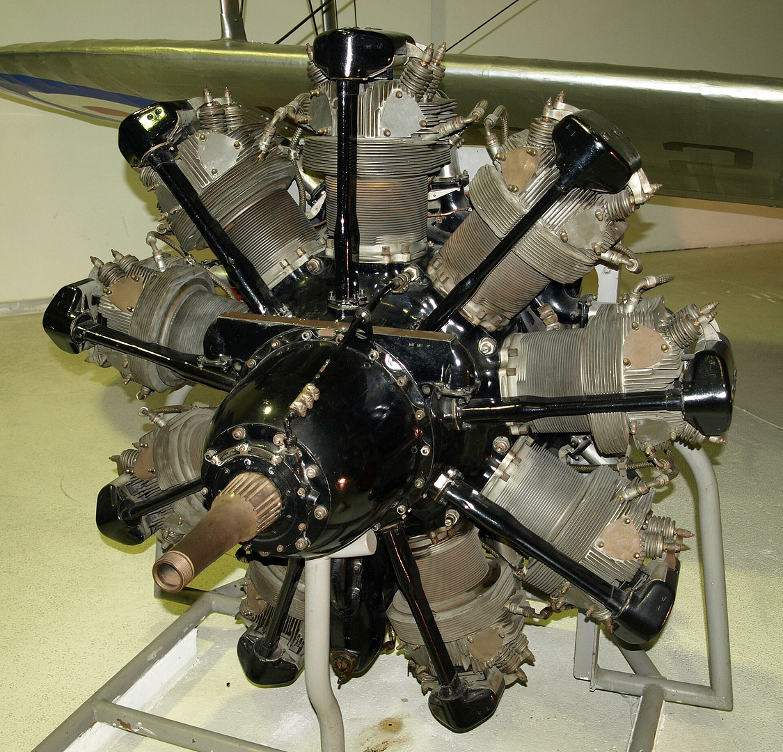 Bristol Mercury air-cooled radial engine that powered the Gloster Gladiator