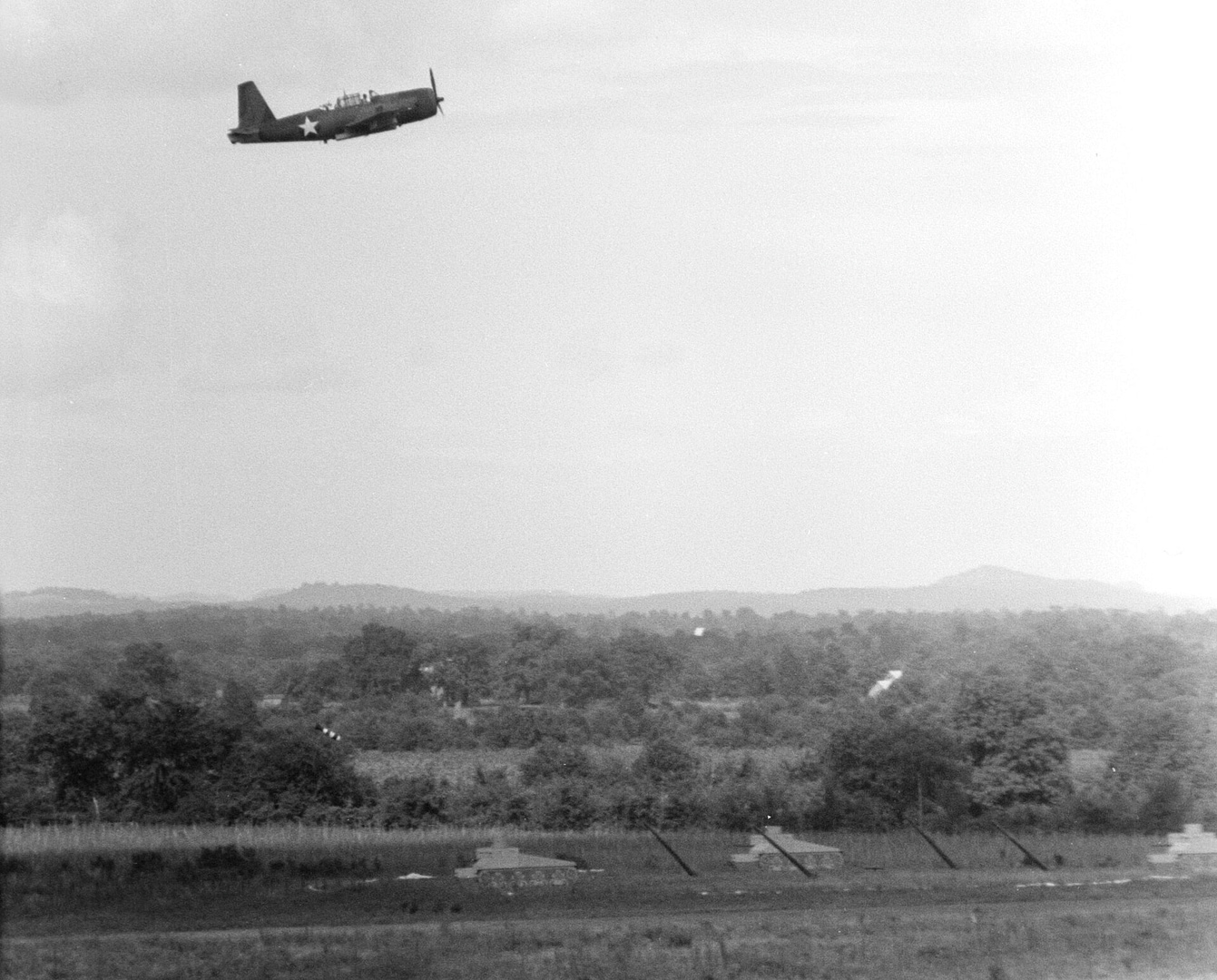 Vengeance dropping a practice bomb, c.1943
