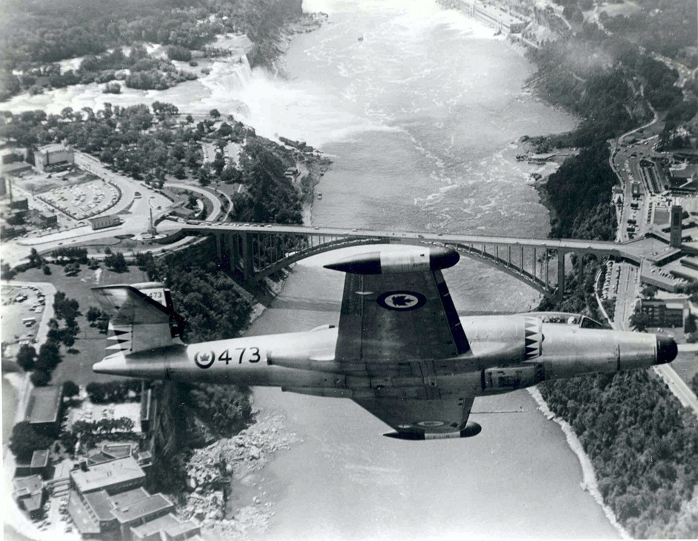 Avro Canada CF-100 Canuck all-weather interceptor in flight