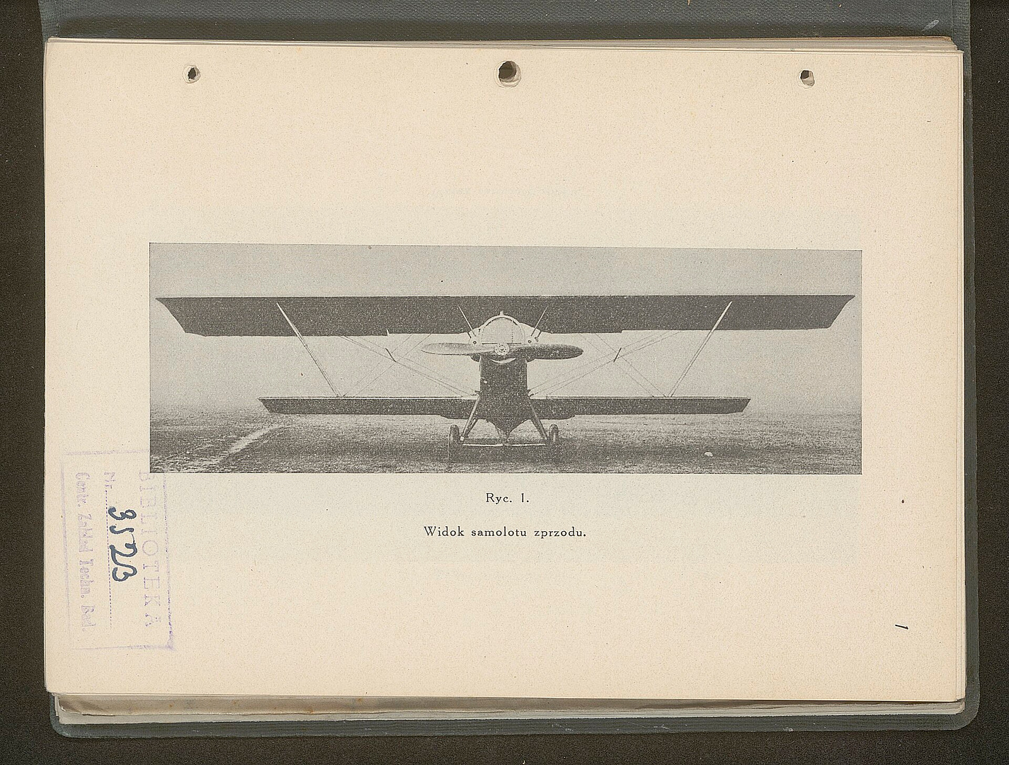 Potez 25 sesquiplane wing structure