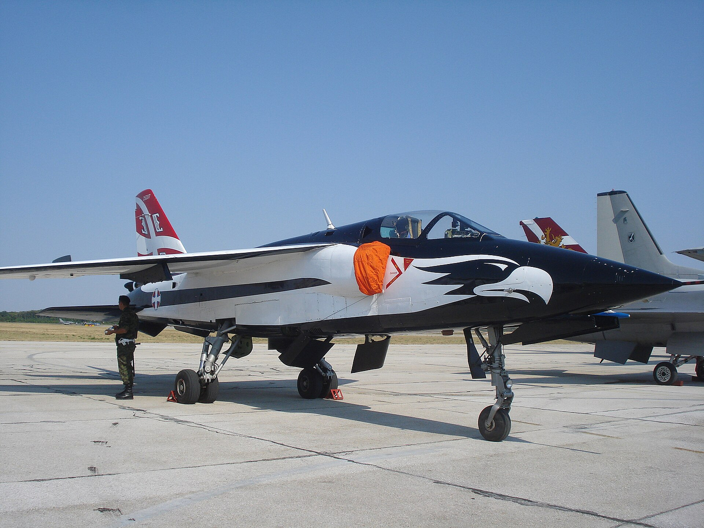 Soko J-22 Orao twin-engine strike aircraft. Photo: Marko M / Wikimedia Commons (CC BY-SA 3.0).