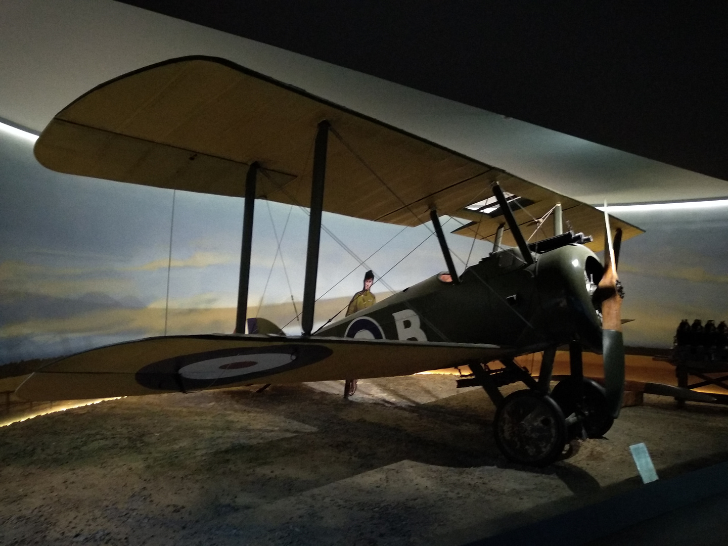 Side view of a Sopwith F.1 Camel at the Polish Aviation Museum