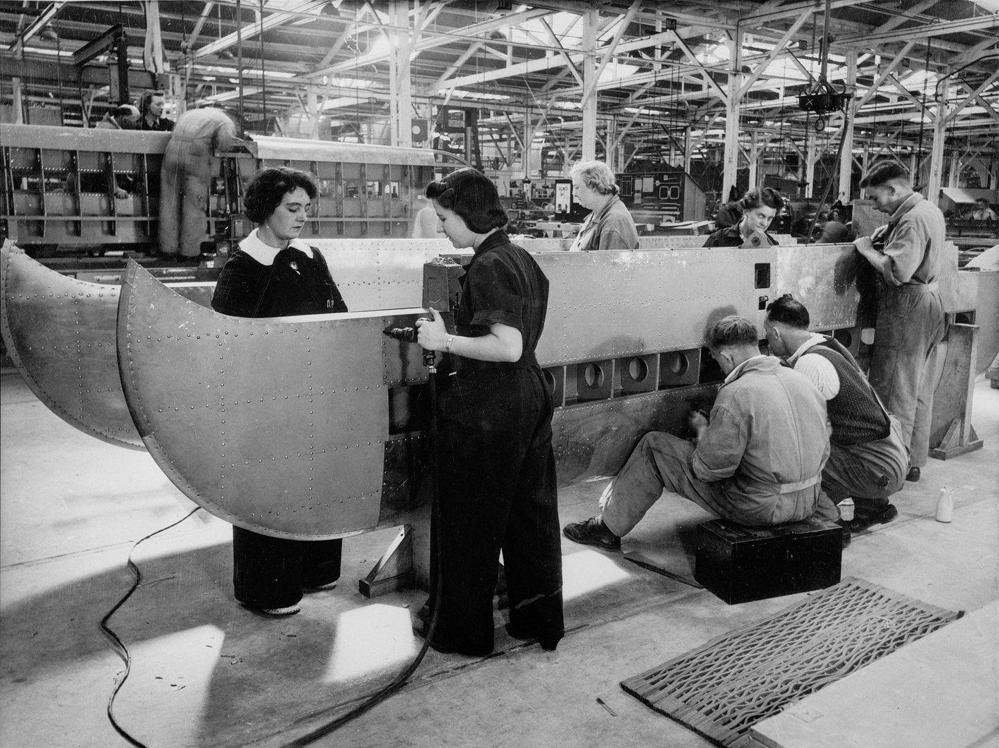 DAP Beaufort tailplane assembly, Australia, c.1942