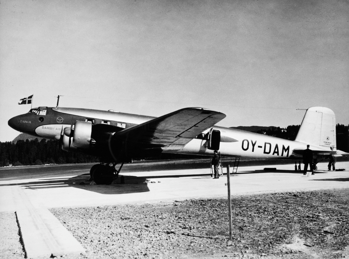 Danish DDL Focke-Wulf Fw 200 Condor airliner