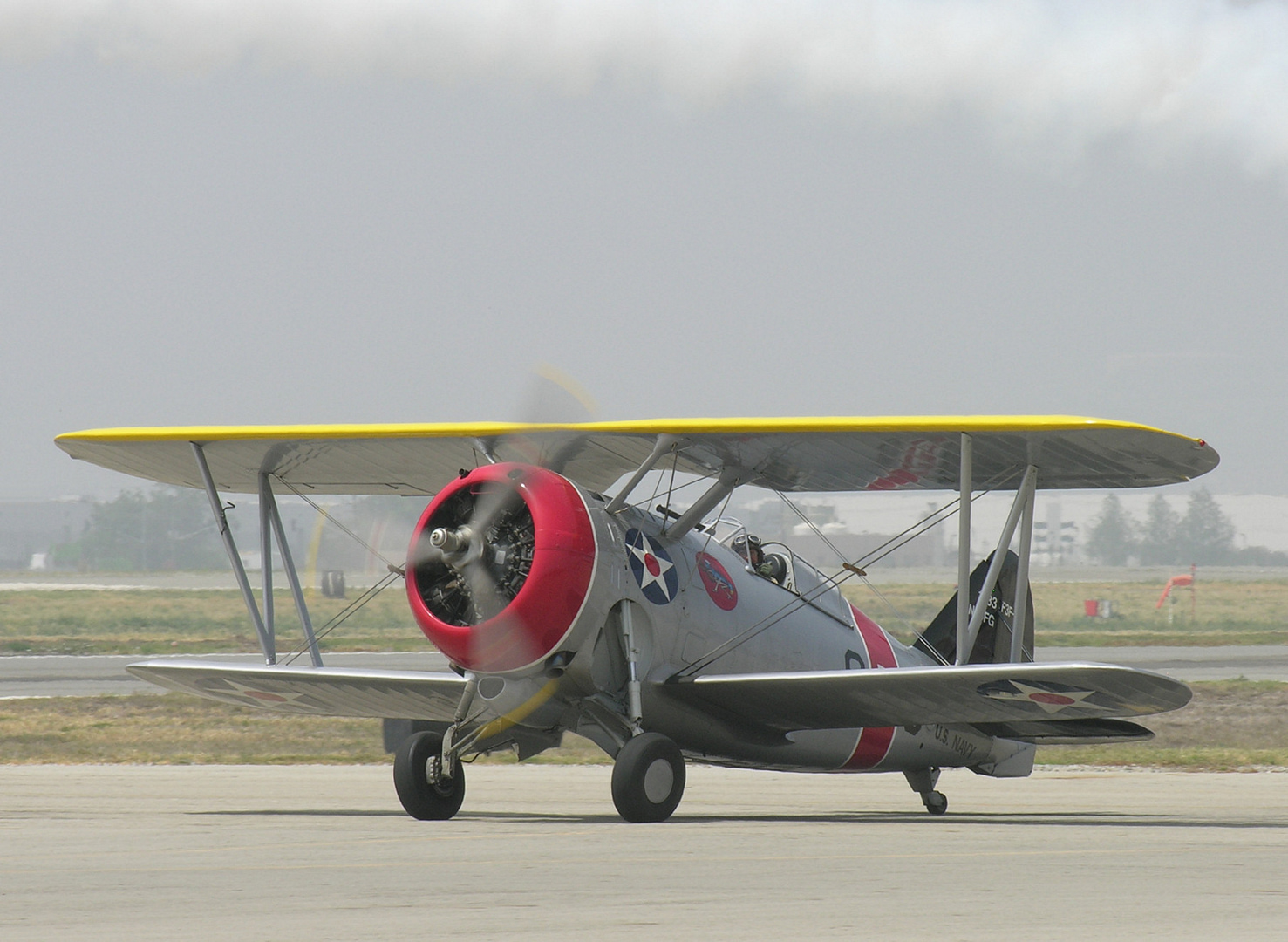 Airworthy Grumman F3F survivor at Chino