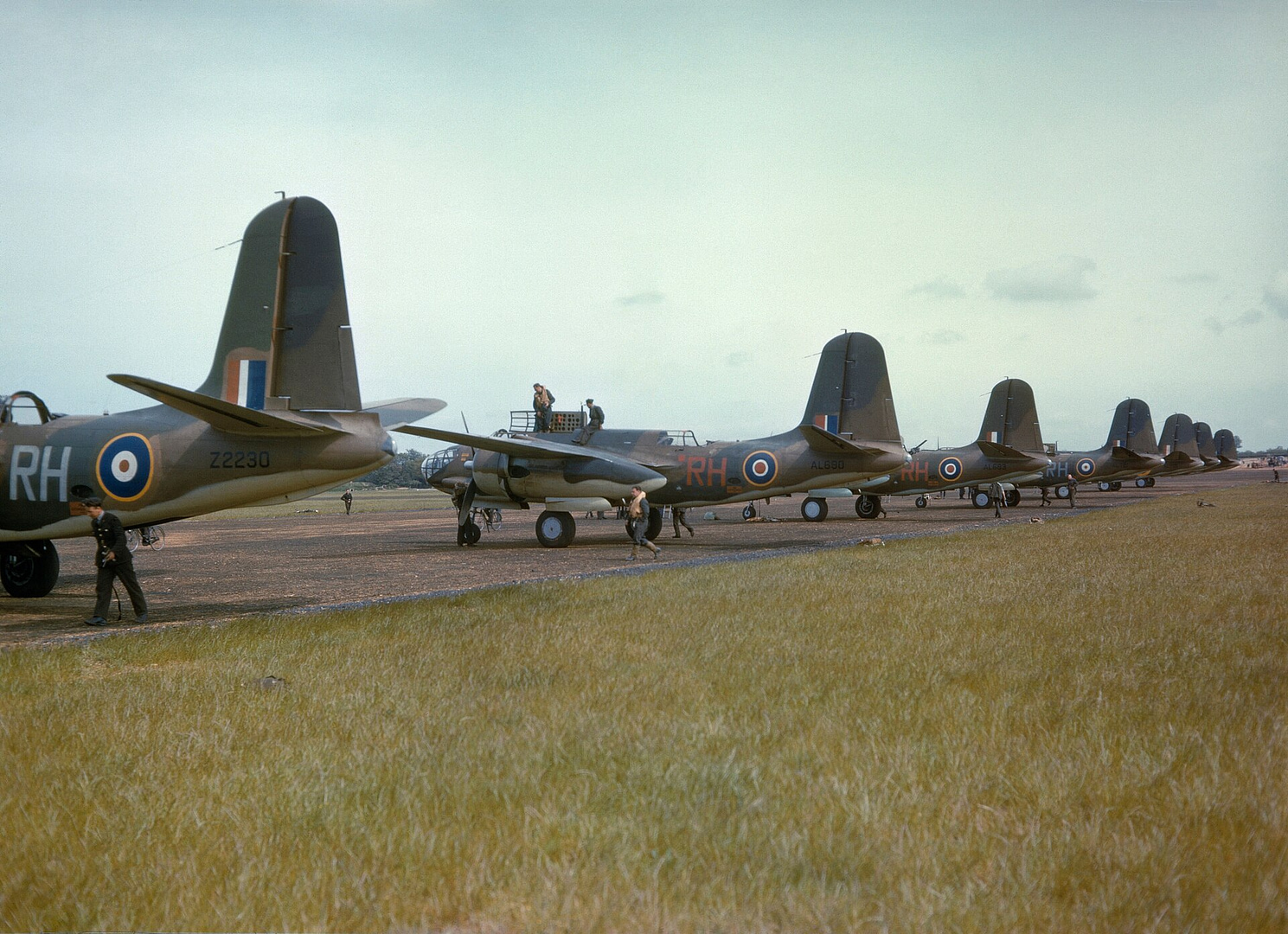 Douglas Boston III light bombers of No. 88 Squadron RAF