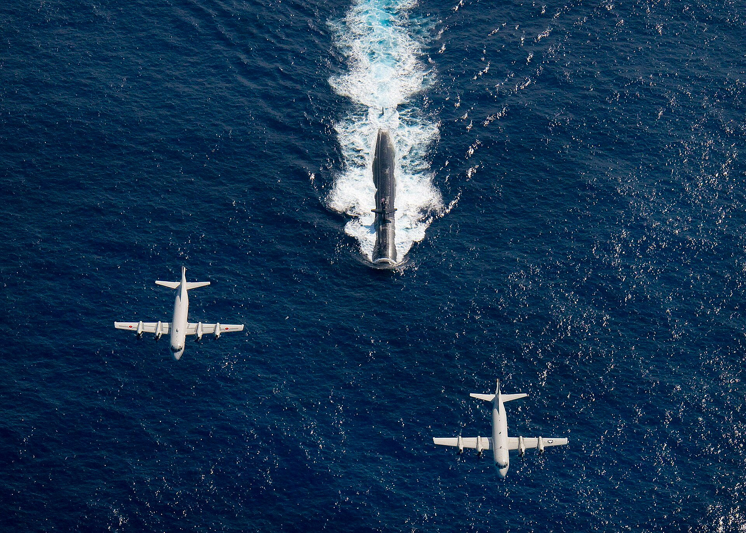 A Japan Maritime Self-Defense Force P-3C Orion, licence-built by Kawasaki