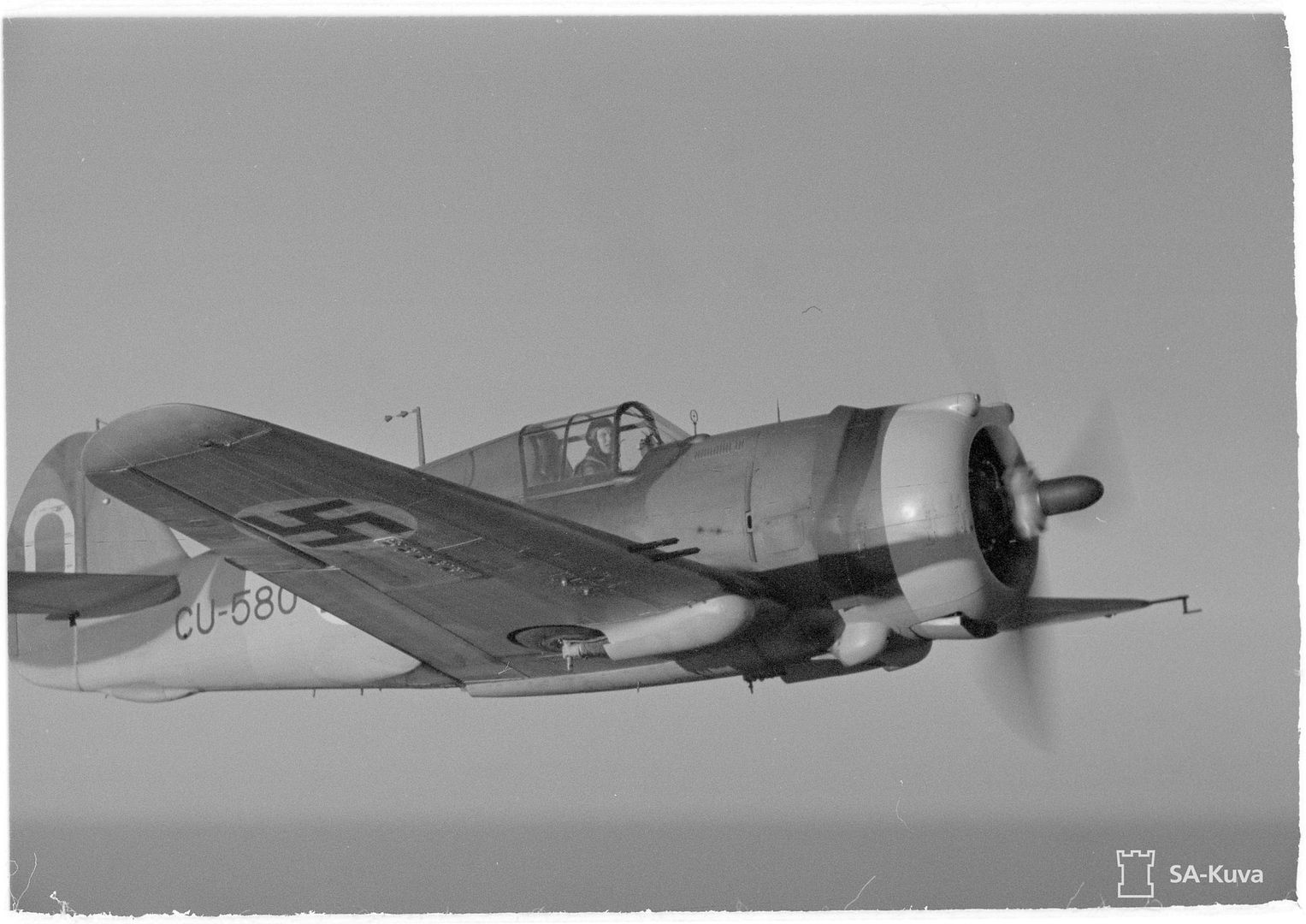 Curtiss Hawk 75 CU-580 in Finnish Air Force service, 1943