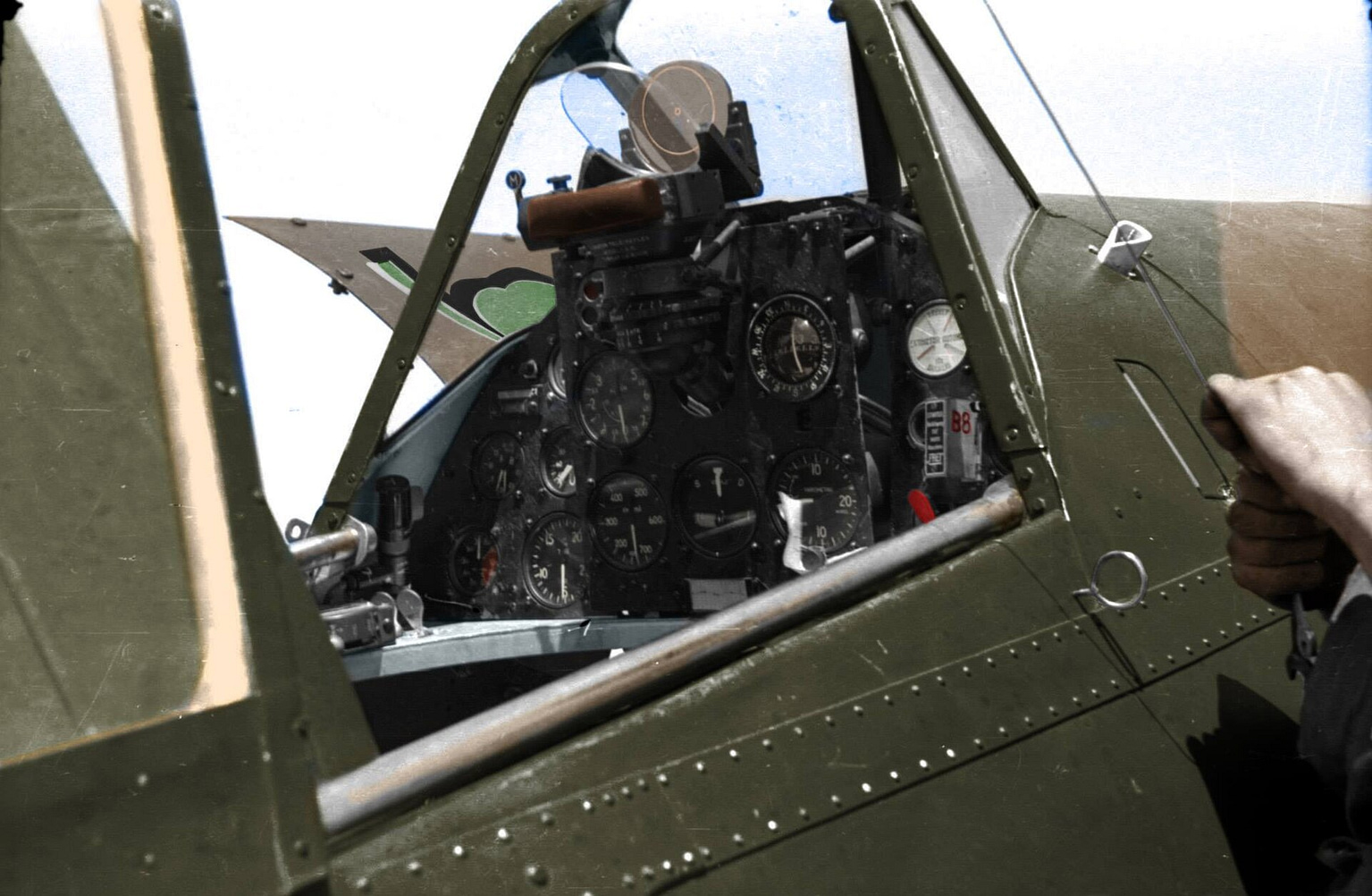 A preserved IAR 80 airframe
