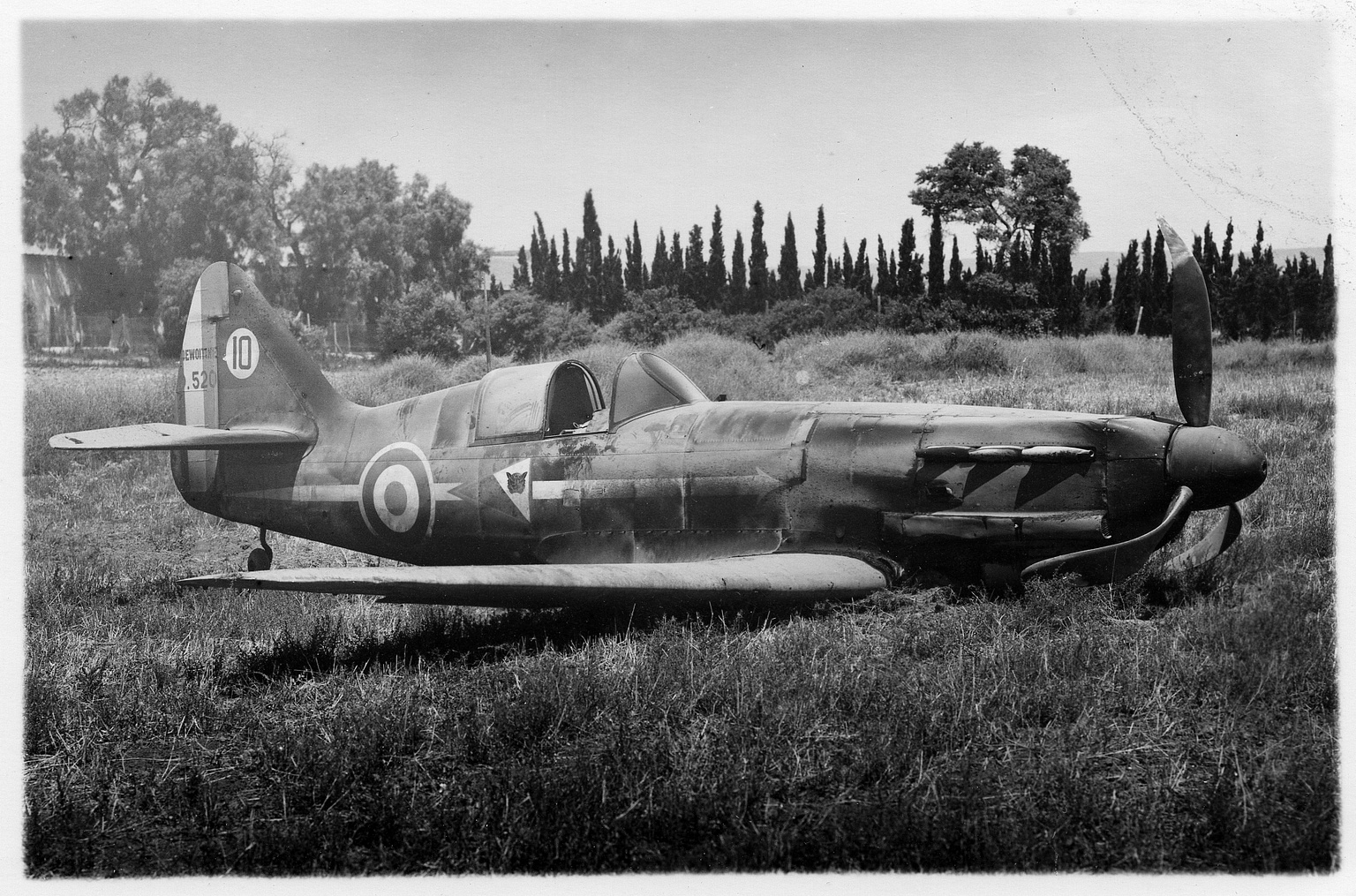 Dewoitine D.520 preserved airframe