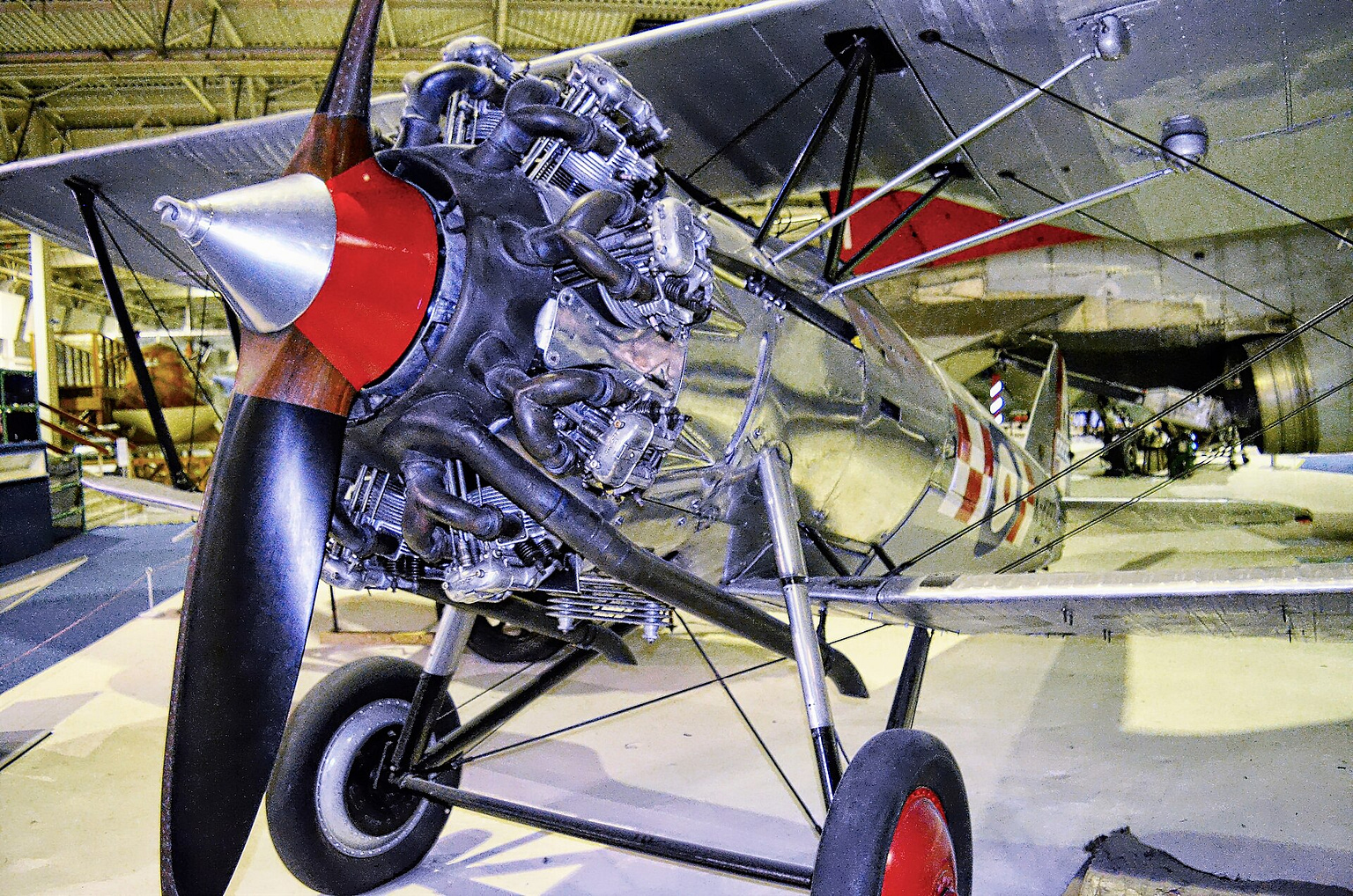 The Bulldog at the RAF Museum, showing its equal-span biplane layout. Photo: It’s No Game / Wikimedia Co